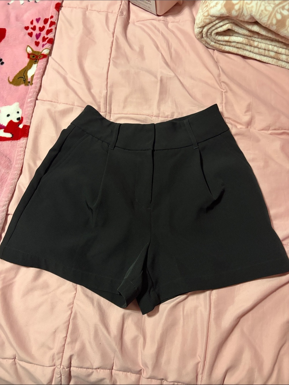 Express Black High-Waist Women's Tailored Shorts